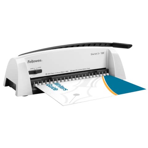 Rilegatrice a dorsi plastici FELLOWES Starlet 2+ 120 capacità di perforazione 12 fogli - 5227901